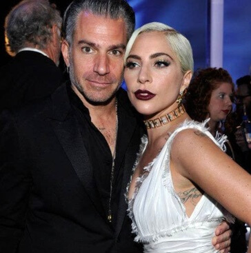 Christian Carino with his ex-fiancee Lady Gaga